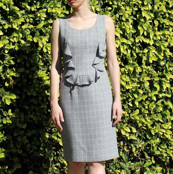 Plaid Ruffle Dress - Picture 3 of 3